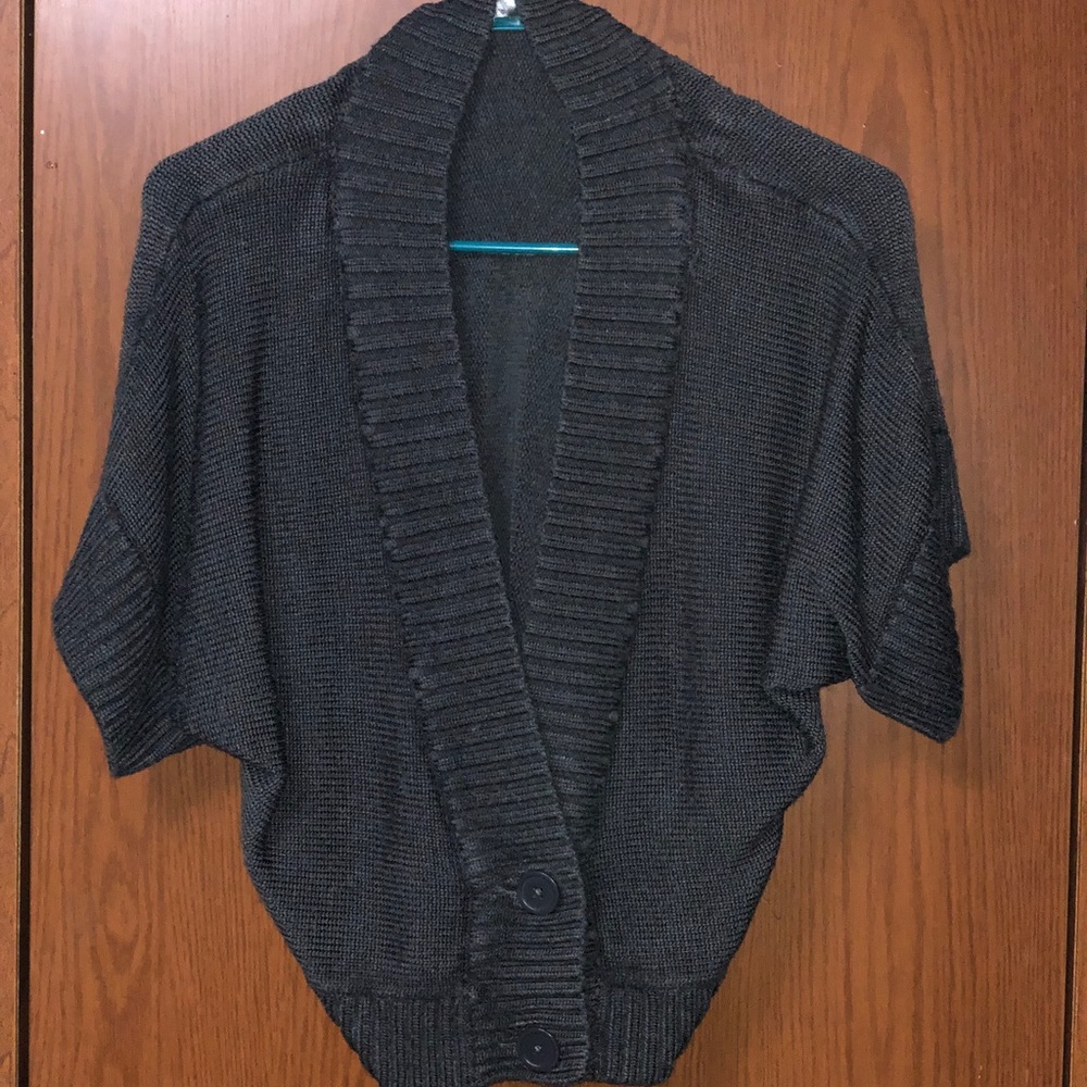 Waist length cardigan